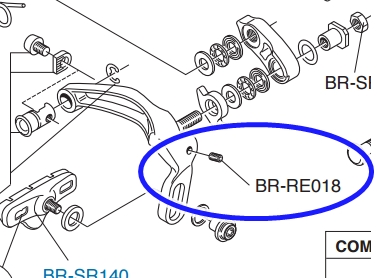 カンパニョーロ　BR-RE018 Brake Centering Allen Bolt