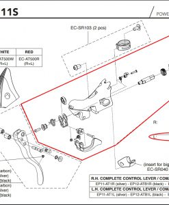 CAMPAGNOLO　EC-AT101 LH EP 11s w/o brake lever