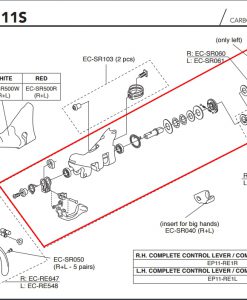 CAMPAGNOLO　EC-RE100 11S RECORD/CHORUSエルゴパワーボディ右のみ