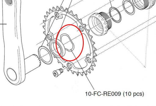 カンパニョーロ　FC-RE009 crinkle thrust washer