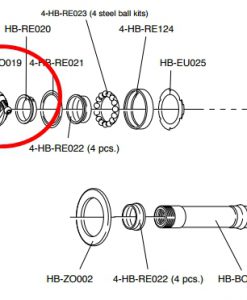 CAMPAGNOLO　HB-ZO019 hub adjusting sleeve