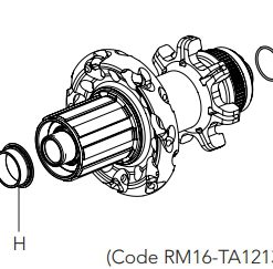 CAMPAGNOLO　KITFCRAQR(cup for rear hub HH12)
