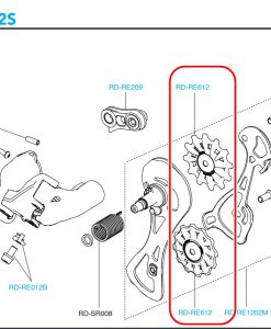 CAMPAGNOLO　RD-RE612 Record 12s derailleur pulleys(8.0mm)