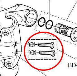 CAMPAGNOLO　RD-SR010　Set of Stop Screws with Springs