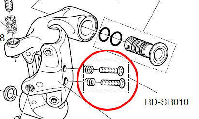 CAMPAGNOLO　RD-SR010　Set of Stop Screws with Springs