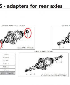 CAMPAGNOLO　RM16-TA12135　Option kit 142/135 HH12