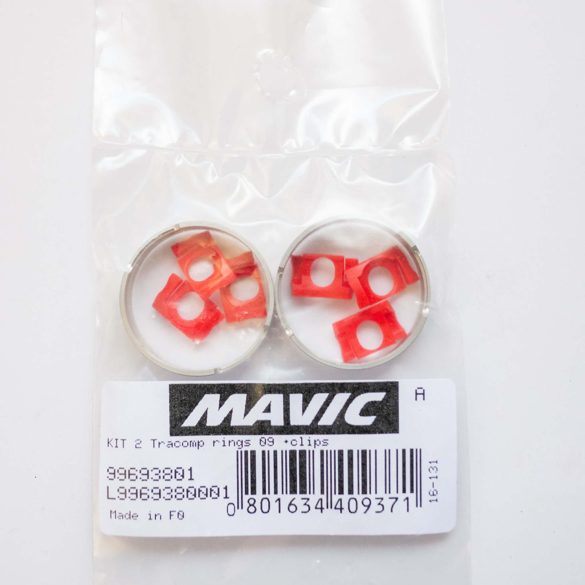 MAVIC　Kit 2 Tracomp rings 09 +clips(L99693800)