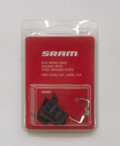 SRAM HRDロード（1ピース）用ディスクブレーキパッド Organic・Steelプレート(00.5318.010.002)