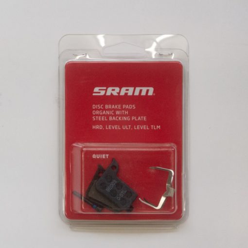 SRAM HRDロード（1ピース）用ディスクブレーキパッド Organic・Steelプレート(00.5318.010.002)