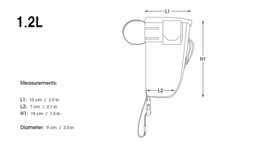 APIDURA　フードポーチ　レギュラー（0.8L/1.2L） - 画像 (7)