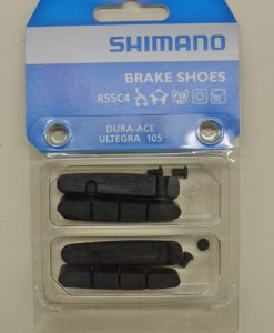 シマノ　BR-9000　ブレーキシュー&固定ネジ（2ペア入り)　R55C4 アルミリム用 Y8L298062