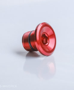 RIDEA　BB24 Crank Axle Screw(CF1-BB24XN) レッド