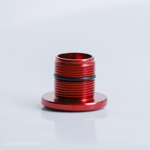 RIDEA　BB24 Crank Axle Screw(CF1-BB24XN) レッド - 画像 (2)