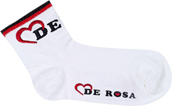 DE ROSA　220ソックス　BLK/RED LINE S/Mサイズ