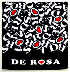 DE ROSA　HAND TOWEL BLACK REVO