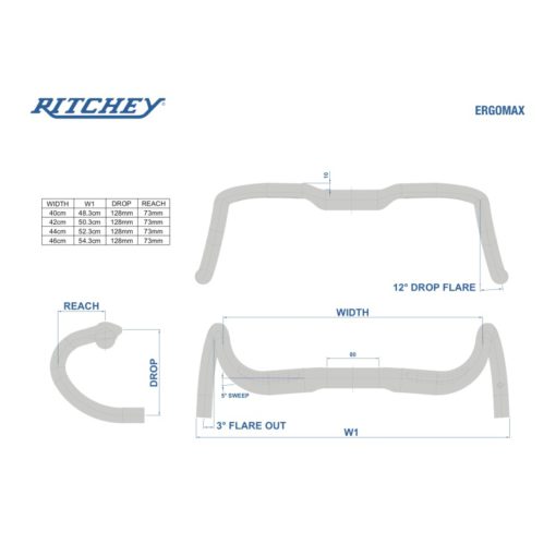 RITCHEY　WCS ERGO MAX ハンドル - 画像 (3)