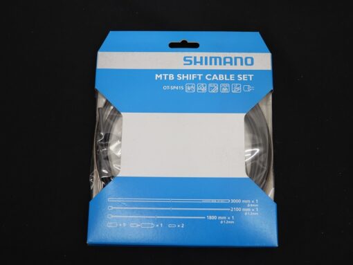 SHIMANO　MTB シフトケーブルセット（ステンレス）ブラック