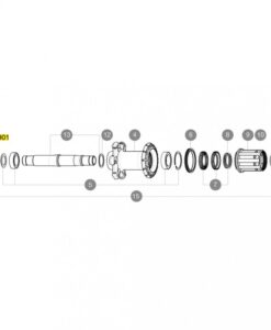 MAVIC KIT HUB BOLT ID360 UB SMALL (V2250901)