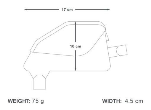 APIDURA レーシングトップチューブバッグ（0.5L） - 画像 (4)