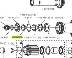 CAMPAGNOLO HB-RE020 Adjusting cone