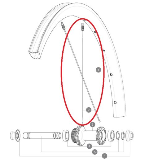 MAVIC COSMIC SLR 32 DISC用スポーク (V4164801)　1本 - 画像 (4)