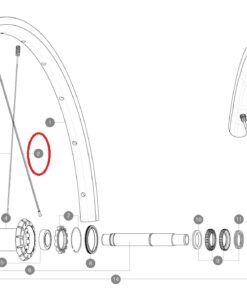 MAVIC スチールスポーク 278mm (V4163901)　1本