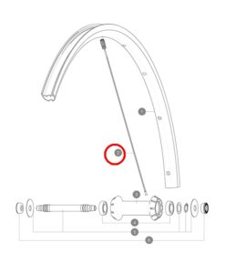 MAVIC スチールスポーク 289mm (V4164001)　1本